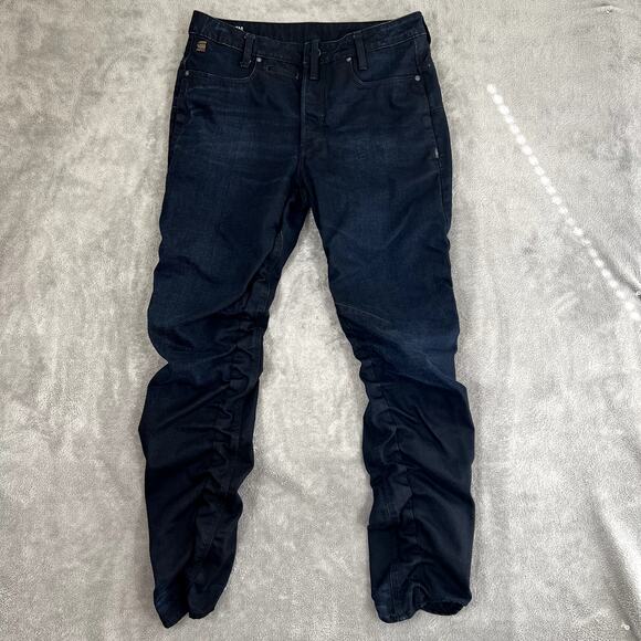 G-Star Raw RE Staq 3D Tapered Jeans Men's 33 x 34 Dark Grunge Streetwear - Picture 1 of 14